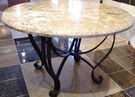 Wrought Iron / Granite Table top